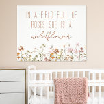 Wildflower Baby shower Meisje Bloemen Foto Afdruk<br><div class="desc">Leg de betoverende essentie van de komst van een baby meisje vast met onze "Wildflower Baby shower Girl's Floral Photo Print." Deze prent, versierd met delicate bloemen en het bekrachtigende citaat "In een wereld vol rozen is ze een wilde bloem", is een ode aan individualiteit en uniciteit. De levendige kleuren...</div>