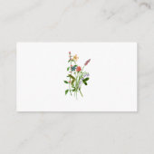 Wildflower Baby shower Registry Kaart (Achterkant)