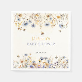 Wildflower Baby Shower Spring Servet