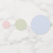 Wildflower Baby shower Tafel Confetti Bloemen Boho (Achterkanten)