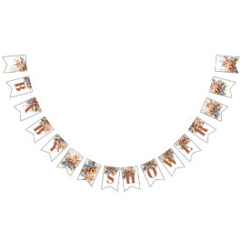 Wildflower baby shower vlaggetjes