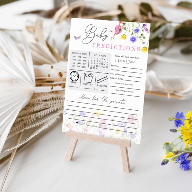 Wildflower Baby Voorspellingen & Advies Kaart Game (Creator heeft geüpload)