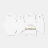 Wildflower babyfeest bedankdoosjes (Uitgevouwen)