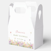 Wildflower babyfeest bedankdoosjes (Geopend)
