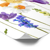 Wildflower Baby's zijn zoet Neem een traktatie Poster (Hoek)