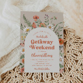 Wildflower Bachelorette Weekend Uitnodiging