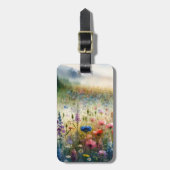 Wildflower Bagagelabel - Aanpassen (Voorkant verticaal)