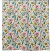 Wildflower Bath Curtain Celebrate Their Journey Douchegordijn (Voorkant)