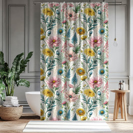 Wildflower Bath Curtain Celebrate Their Journey Douchegordijn