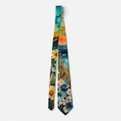 Wildflower Beach Garden Stropdas (Achterkant)