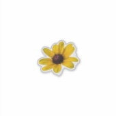 Wildflower Beauty – Nature Photo Sticker (Voorkant)