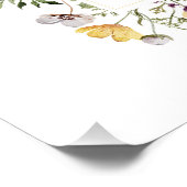 Wildflower bedoeld om bij Vrijgezellenfeest welkom Perfect Poster (Hoek)