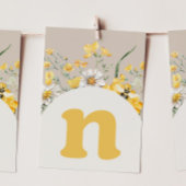 Wildflower Bee "N" High Chair Bunting Banner Kaart