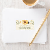 Wildflower Bee Retour Adreslabels Etiket (Insitu)