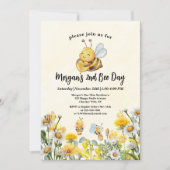 Wildflower Bee Twee 2e Tweede Dag van de Bijen Ver Kaart (Voorkant)