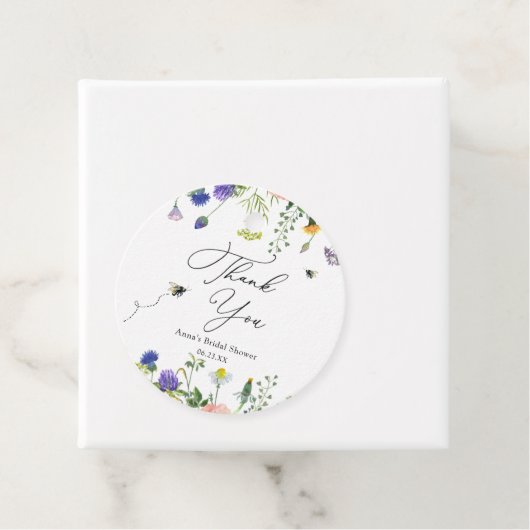 Wildflower Bee Vrijgezellenfeest Cadeau Labels (In situ)