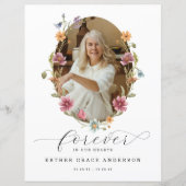 Wildflower begrafenis voor altijd in ons hart (Voorkant)