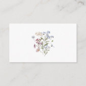 Wildflower Behuizing Kaart Aangepaste invoegen Flo (Achterkant)