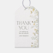 Wildflower bij verjaardag cadeaulabel (Voorkant)