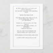 Wildflower Bird Border Pastel Wit Details  Informatiekaartje (Achterkant)