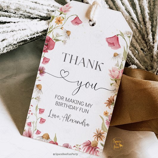 Wildflower Birthday Garden Party  Cadeaulabel