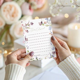 Wildflower Birthday Time Capsule Card Kaart