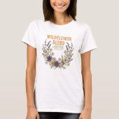 Wildflower Blend T-shirt voor dames |  bloem (Voorkant)