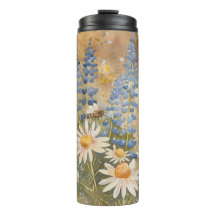 Wildflower Bliss Geïsoleerde Tumbler met Bijen
