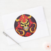 "Wildflower Bliss" Ronde Sticker (Envelop)