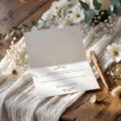 Wildflower Bloei Vintage Bruiloftsshower Bedankkaart