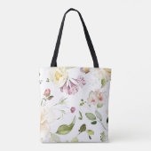 Wildflower Bloemen Bachelorette Bruidsmeisje Gift Tote Bag (Achterkant)