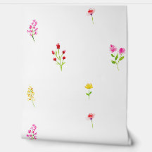 Wildflower Bloemen Bloemen Bloemen Waterverf