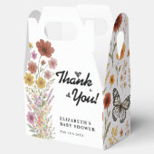 Wildflower Bloemen Boho Baby shower Dank u Bedankdoosjes (Geopend)