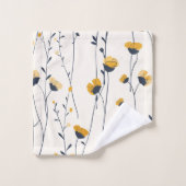 Wildflower, Bloemen, Botanisch, natuur-geïnspireer Bad Handdoek (Wasdoekje)
