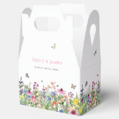 Wildflower Bloemen Bruiloft Favor Box Bedankdoosjes (Geopend)