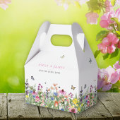 Wildflower Bloemen Bruiloft Favor Box Bedankdoosjes