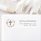 Wildflower Bloemen Meisje Dop Retouradres Etiket (Insitu)