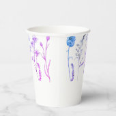 Wildflower Bloemen Mok: Botanische Koffie Cup Papieren Bekers (Rechts)
