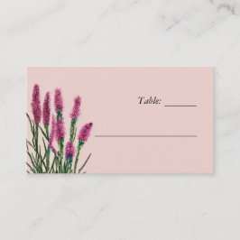 Wildflower Bloemen Trouwplaats Kaart Plaatskaartje