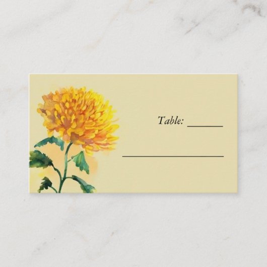 Wildflower Bloemen Trouwplaats Kaart Plaatskaartje (Voorkant)