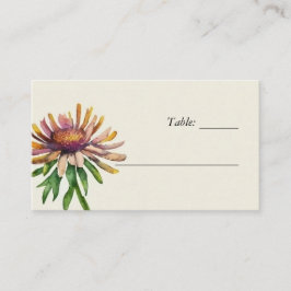 Wildflower Bloemen Trouwplaats Kaart Plaatskaartje