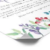 Wildflower Bloemen Verjaardag Tijd Capsule Game Poster (Hoek)