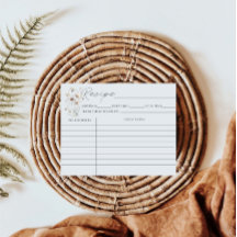 Wildflower Bloemen Vrijgezellenfeest Recept Kaarte