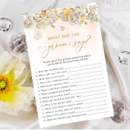 Wildflower Bloemen Vrijgezellenfeest Spel