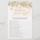 Wildflower Bloemen Vrijgezellenfeest Spel (Voorkant)