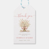 Wildflower Bloemenslinger Baby Shower Feest Bedank Cadeaulabel (Voorkant)