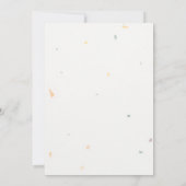 Wildflower bloementuin bruiloft kaart (Achterkant)