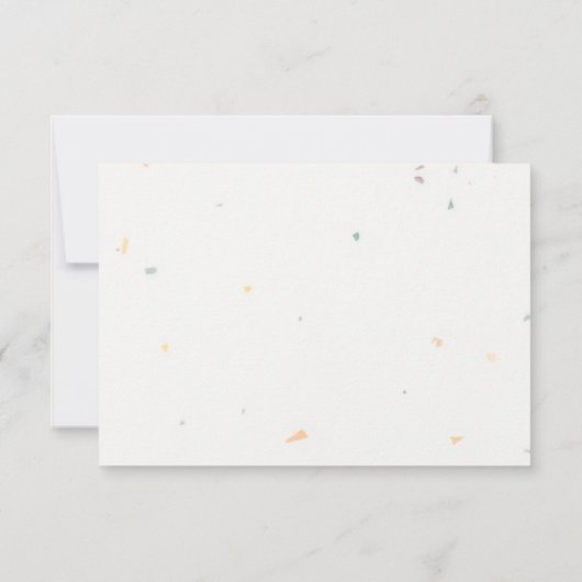 Wildflower Bloementuin Speckletone bruiloft RSVP (Achterkant)