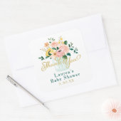 Wildflower Bloemige Bedankt Sticker (Envelop)