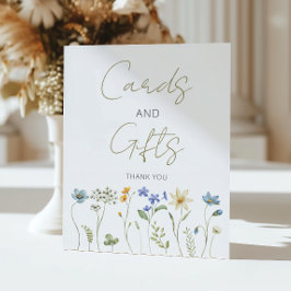 Wildflower Bloemneutrale Kaarten en geschenken Poster